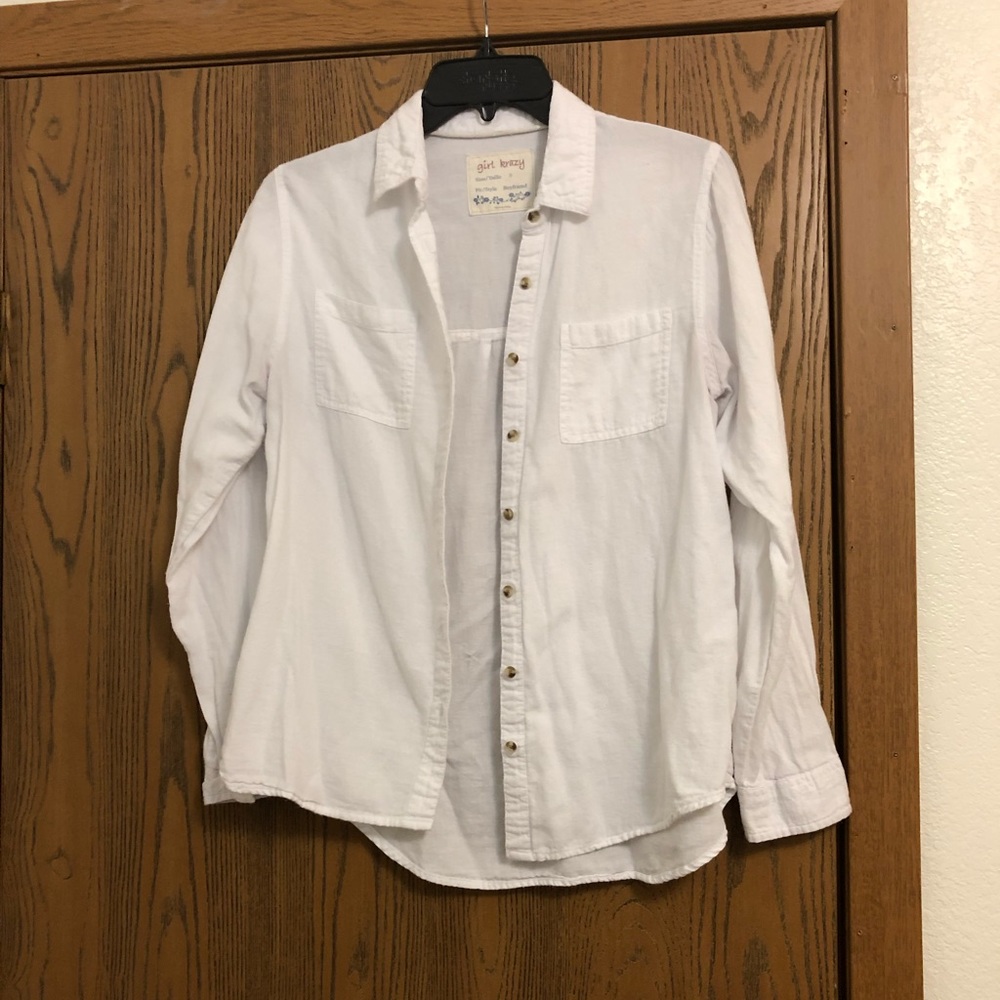 White button up
